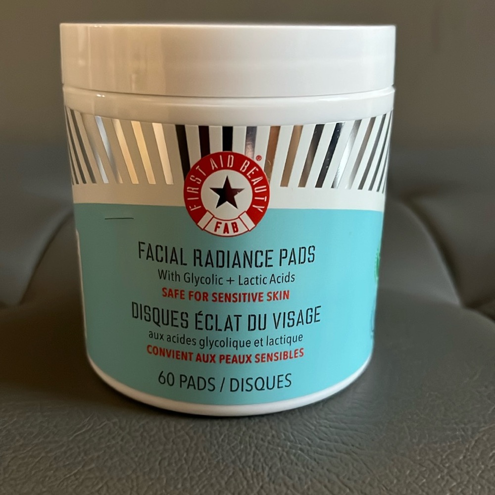 First Aid Beauty's Facial Radiance Pads, 60ct.  Brand New, Never Opened